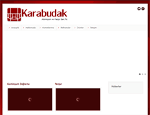 Tablet Screenshot of karabudakpanjur.com